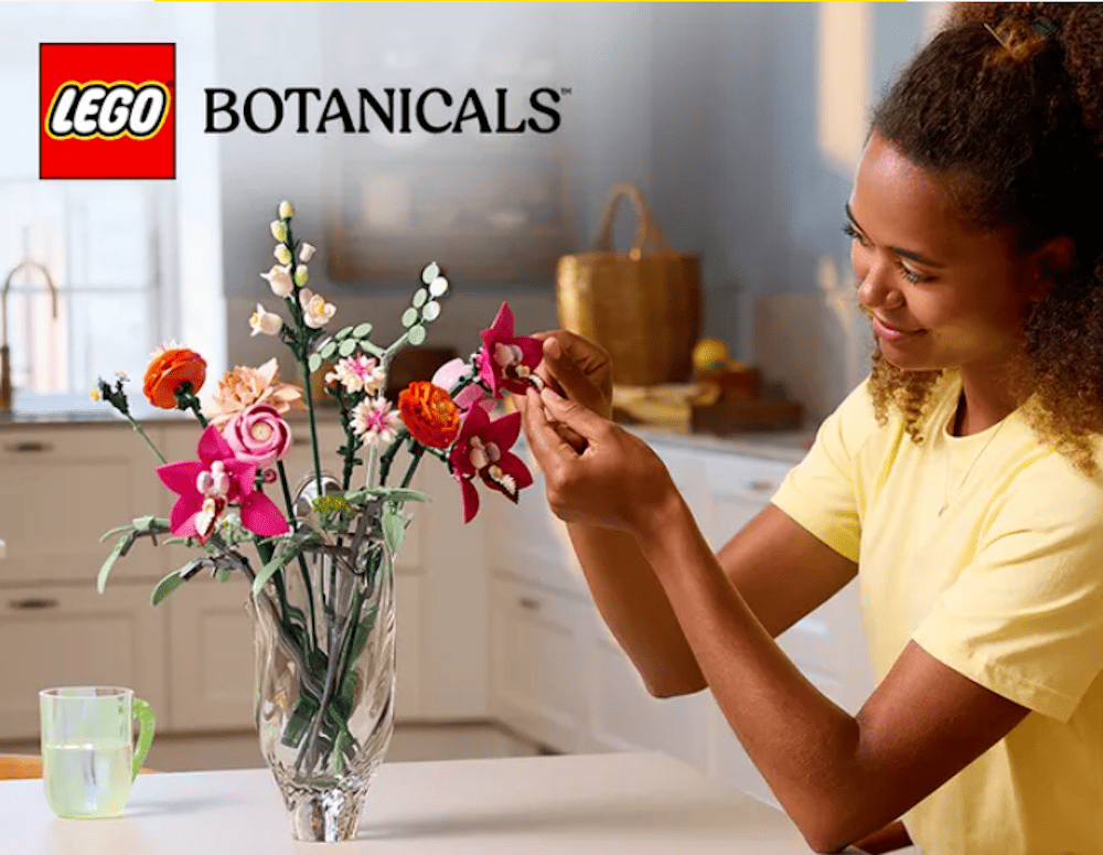 LEGO Botanicals 10342 Милый розовый букет цветов | ЛЕГО 10342 Цветы Ботаникал коллекшн