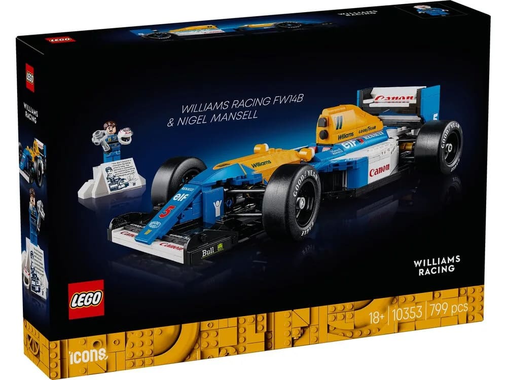 LEGO Icons 10353 Williams Racing FW14B и Найджел Менселл | ЛЕГО 10353 Айконс