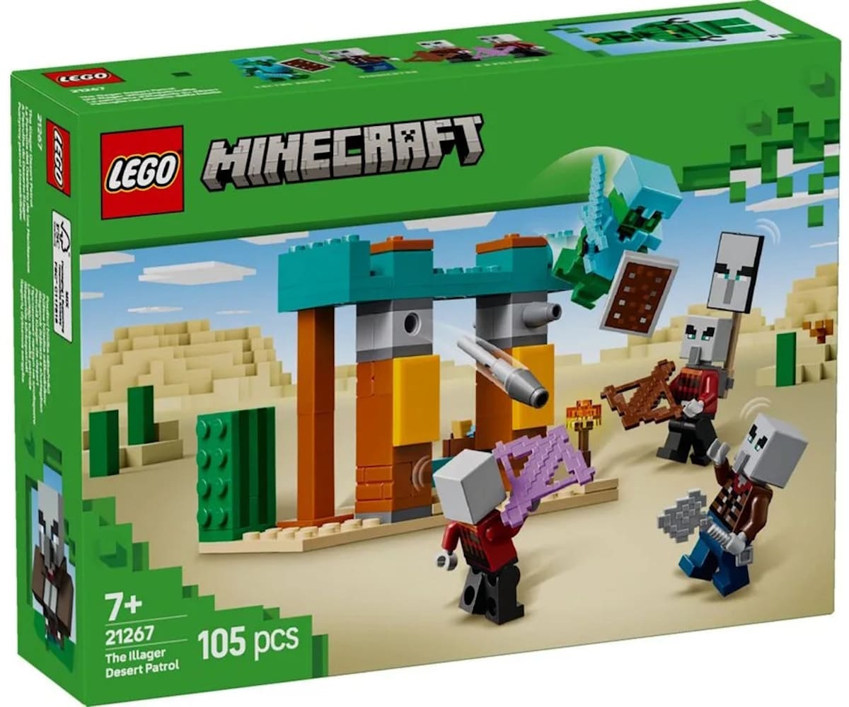 LEGO Minecraft 21267 Пустельний патруль розбійника | ЛЕГО 21267 Майнкрафт