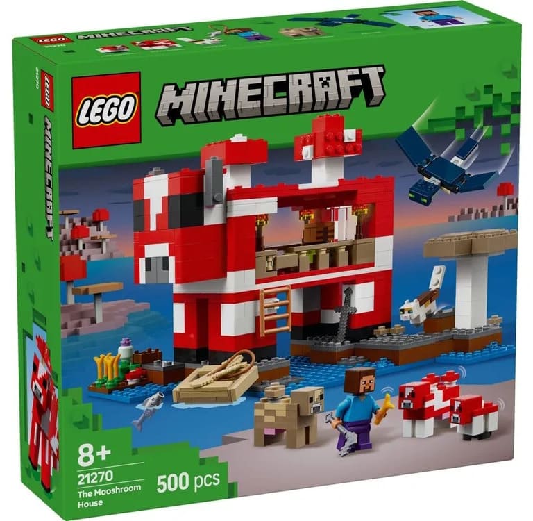 LEGO Minecraft 21270 Грибной дом | ЛЕГО 21270 Майнкрафт