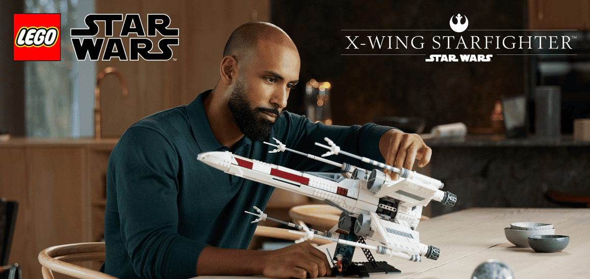 Конструктор LEGO Star Wars Винищувач X-wing 1949 деталей (75355)