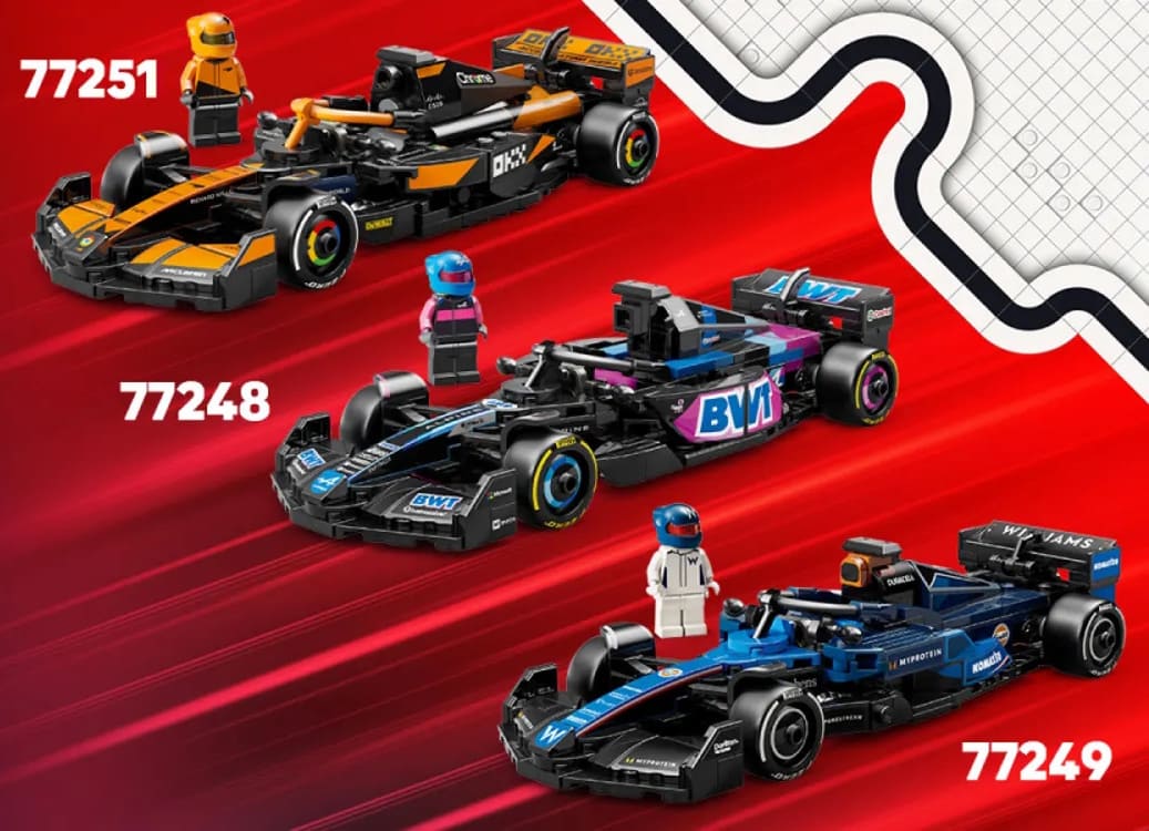 LEGO Speed Champions 77250 F1 MoneyGram Haas F1 Team VF-24 | ЛЕГО 77250